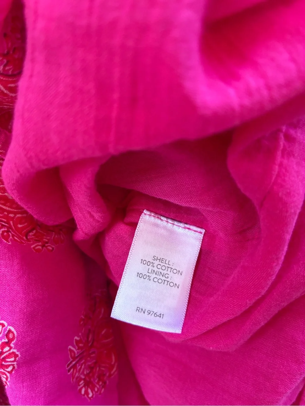 New J. Jill size L Fuchsia tiered sleeveless Midi Dress